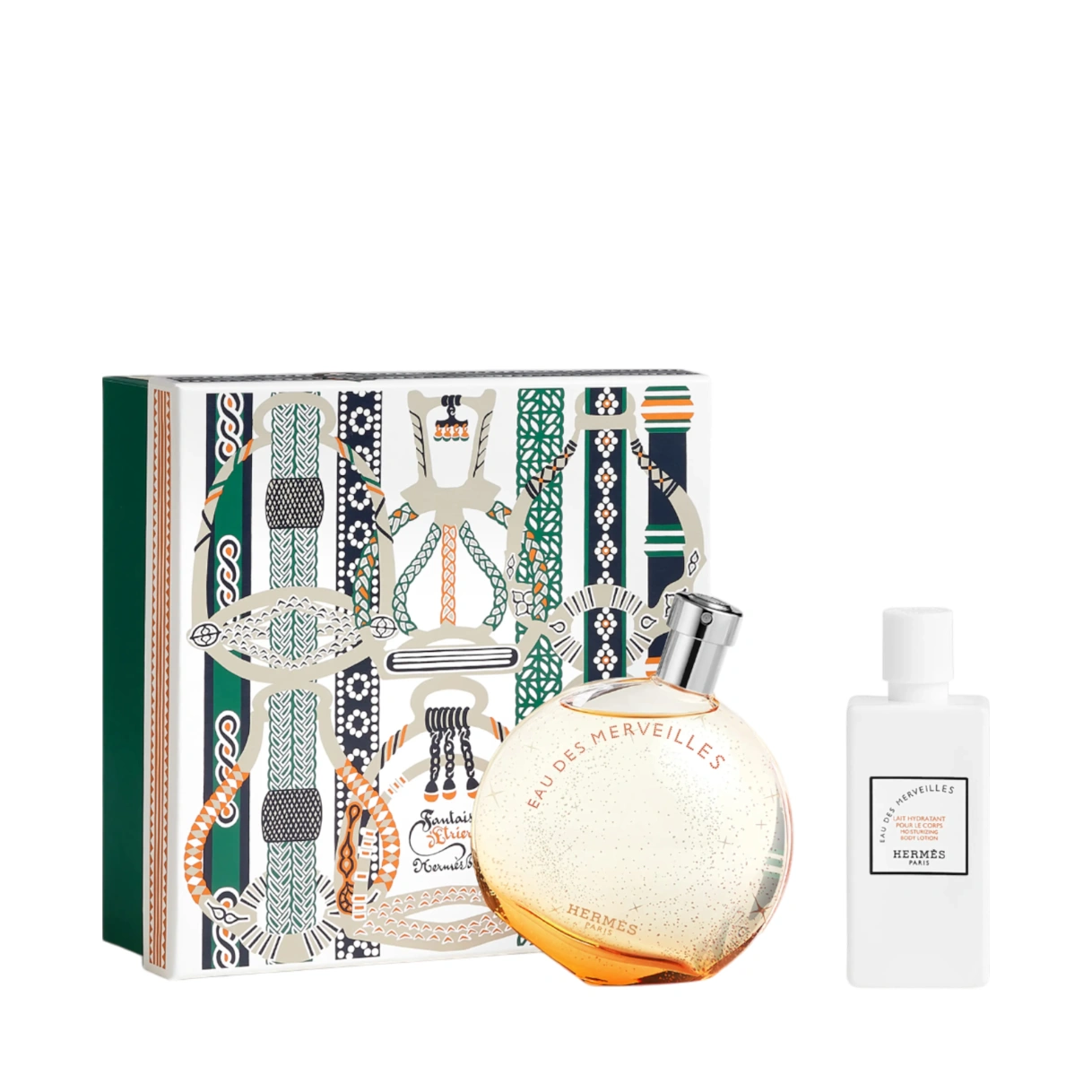 hermès-eau-des-merveilles-giftset-1 HERMÈS Eau des Merveilles Giftset EDT 100 ml + Body Lotion 80 ml - Image 1