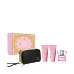VERSACE Bright Crystal Giftset EDT 90 ml + BL 100 ml + SG 100 ml + Cosmetic Bag