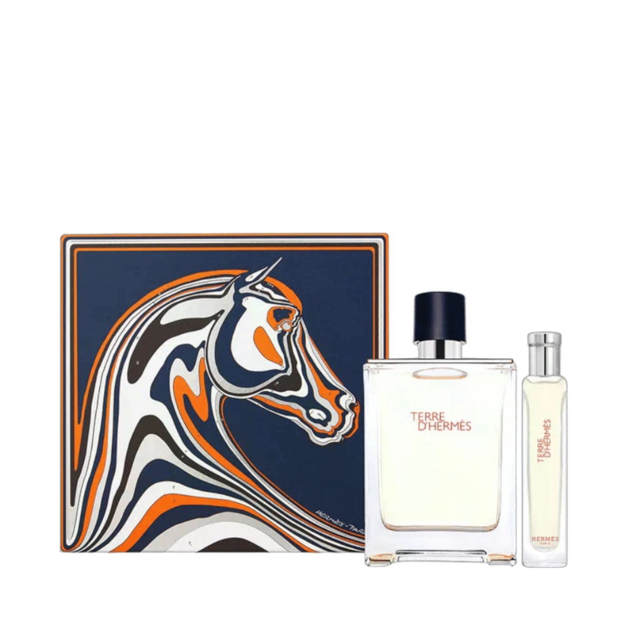 hermes-terre-dhermes-giftset-9 HERMES Terre d'Hermes Giftset EDT 100 ml + EDT 15 ml - Image 1