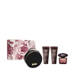 VERSACE Crystal Noir Giftset EDP 90 ml + BL 100 ml + SG 100 ml + Cosmetic Bag