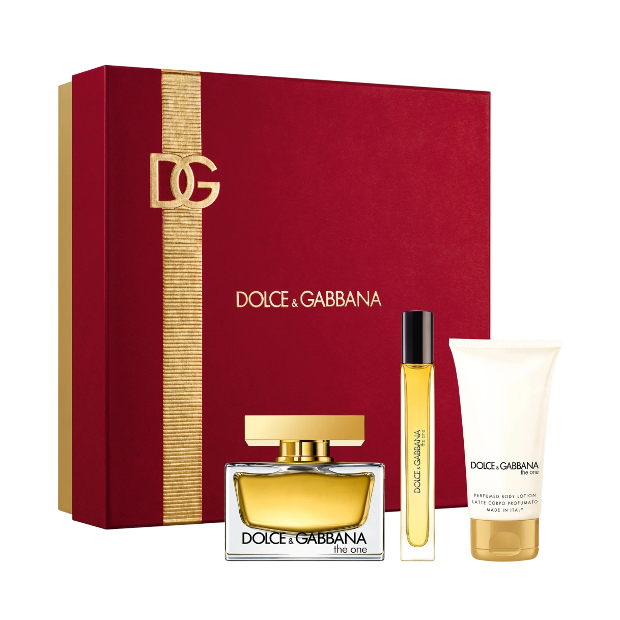 dolce-gabbana-the-one-edp-giftset-1 DOLCE & GABBANA The One Giftset EDP 75 ml + BL 50 ml + Mini 10 ml - Image 1