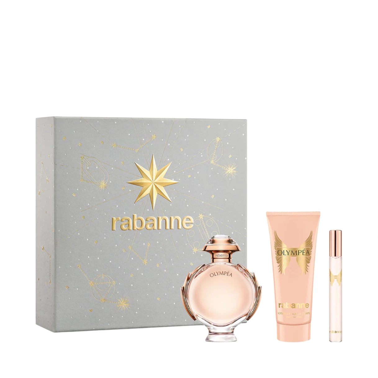 paco-rabanne-olympea-giftset-2 PACO RABANNE Olympea Giftset EDP 80 ml + BL 100 ml + EDP 10 ml - Image 1