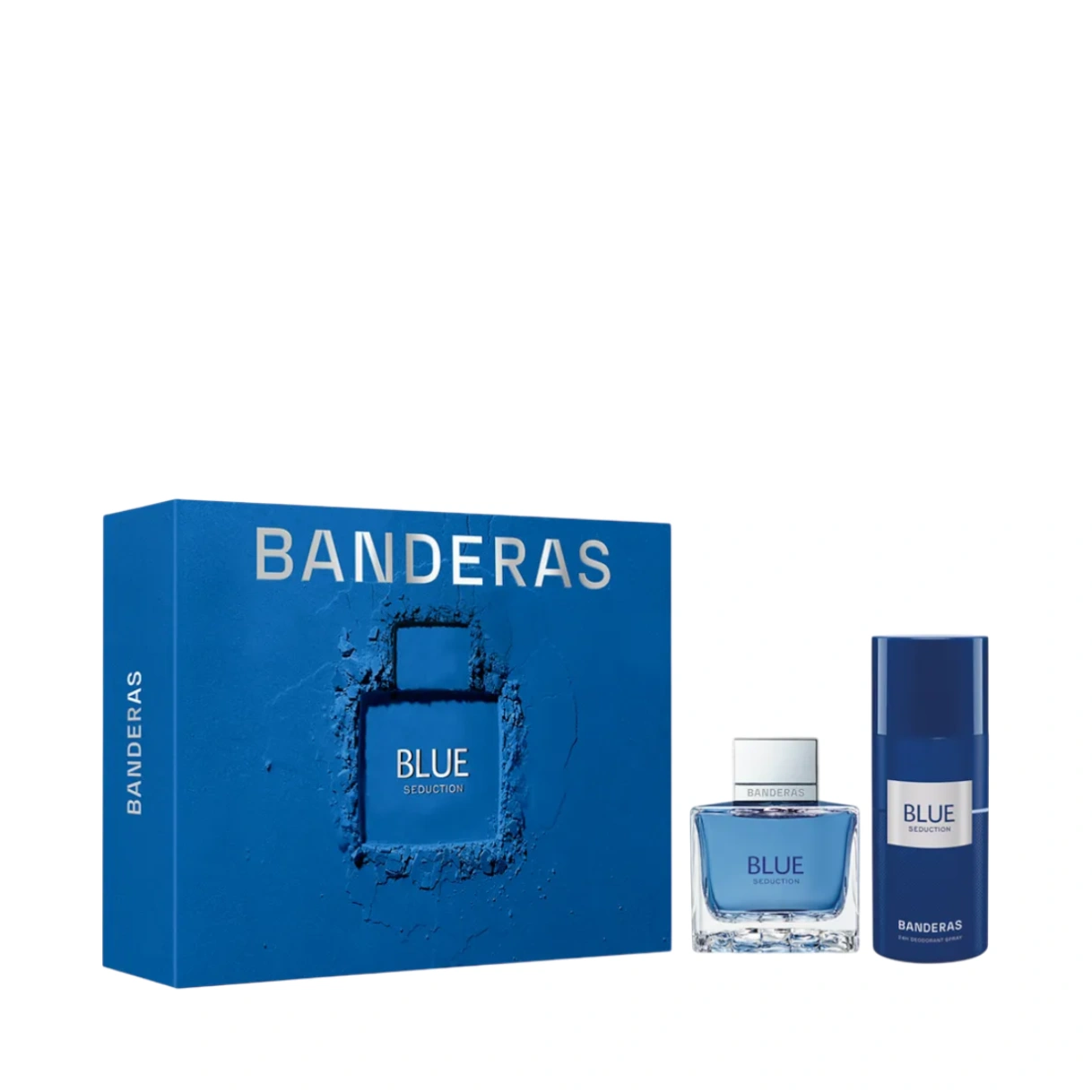 antonio-banderas-blue-seduction-for-man-giftset-2 ANTONIO BANDERAS Blue Seduction for Man Giftset EDT 100 ml + DS 150 ml - Image 1