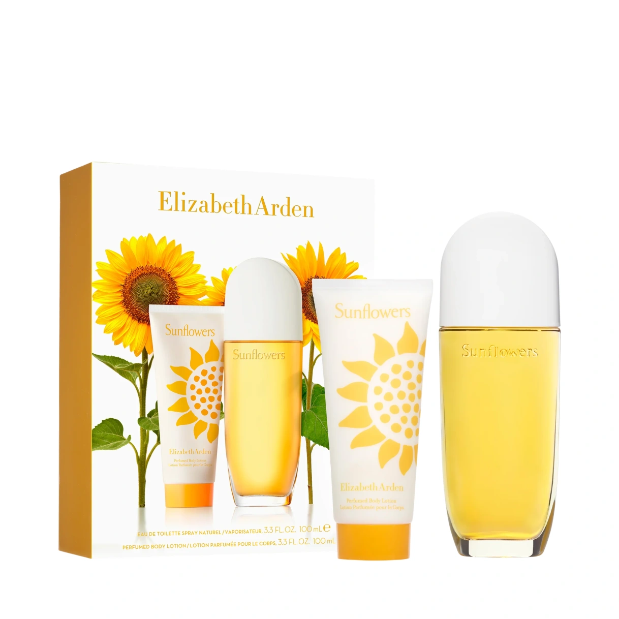 elizabeth-arden-sunflowers-giftset-1 ELIZABETH ARDEN Sunflowers Giftset EDT 100 ml + BL 100 ml - Image 1