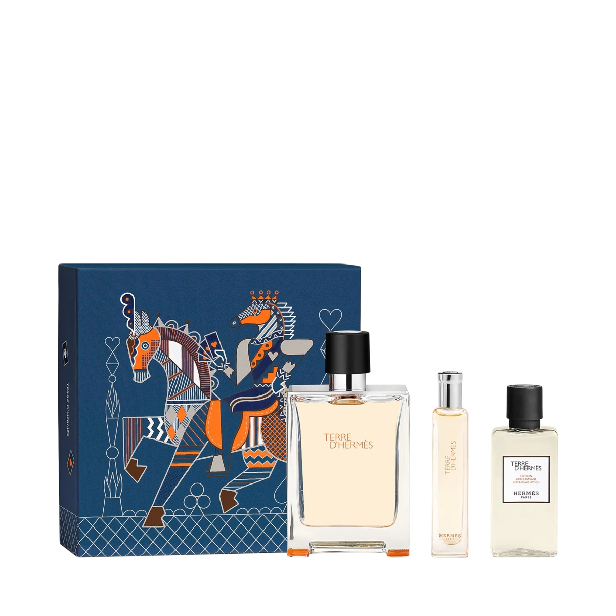 hermes-terre-dhermes-giftset-6 HERMES Terre d'Hermes Giftset EDT 100 ml + EDT 15 ml + AS 40 ml - Image 1
