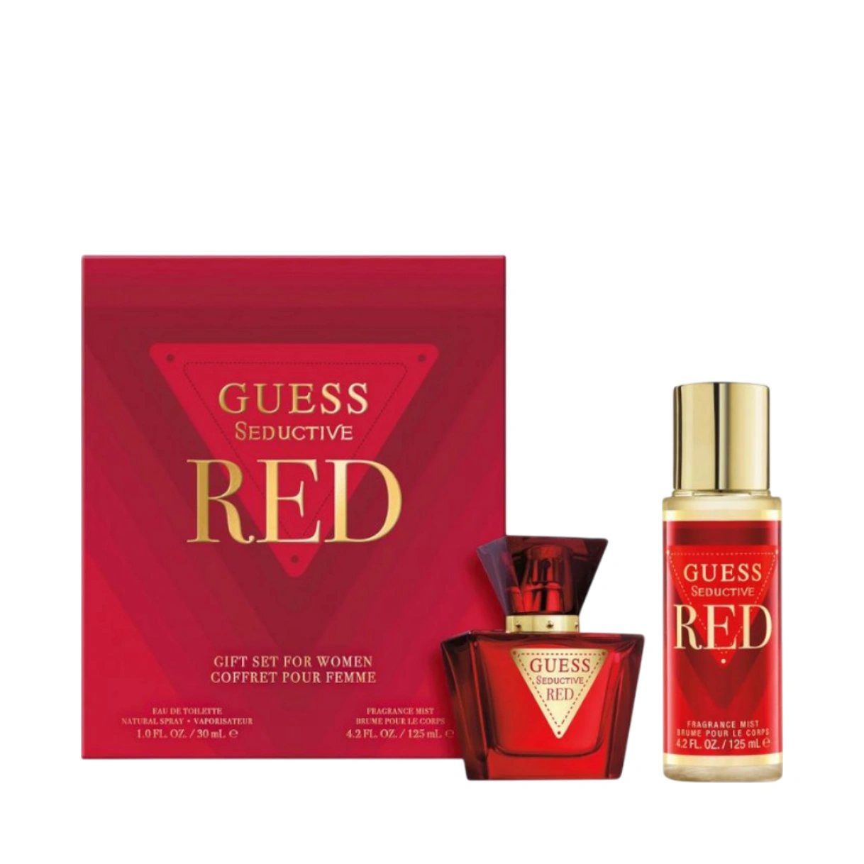 guess-seductive-red-giftset-1 GUESS Seductive Red Giftset EDT 75 ml + BS 125 ml - Image 1